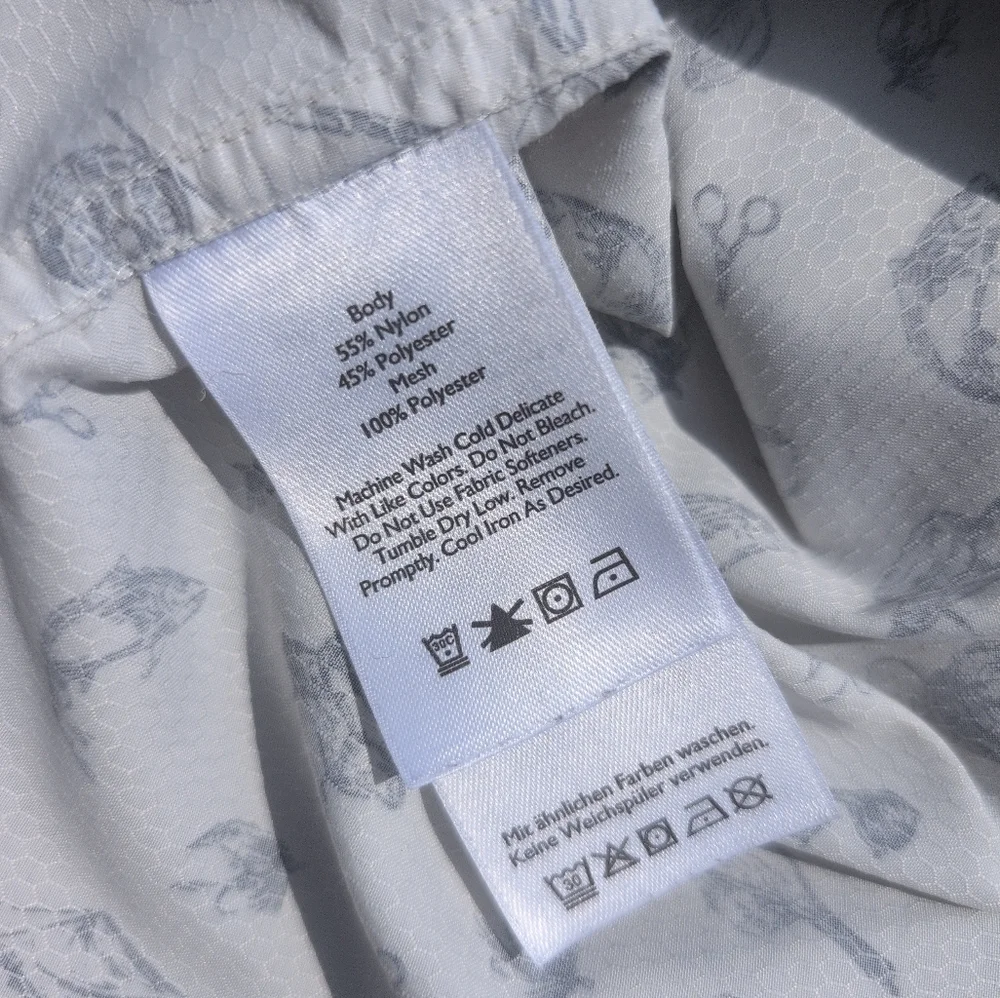 Eddie Bauer Men's Fly Fishing Patterned Short Sleeve Shirt, Size XLT - Picture 6 of 6